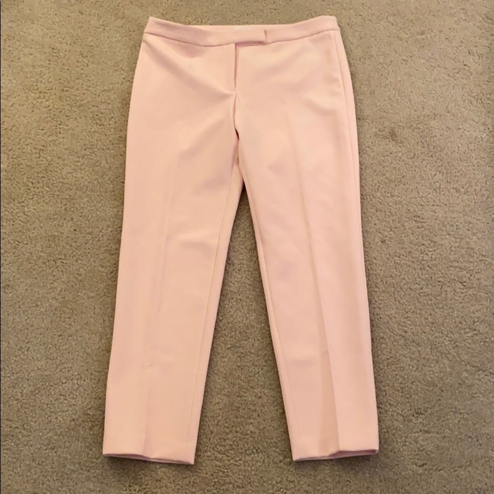 Milly Peach Cigarette Pants